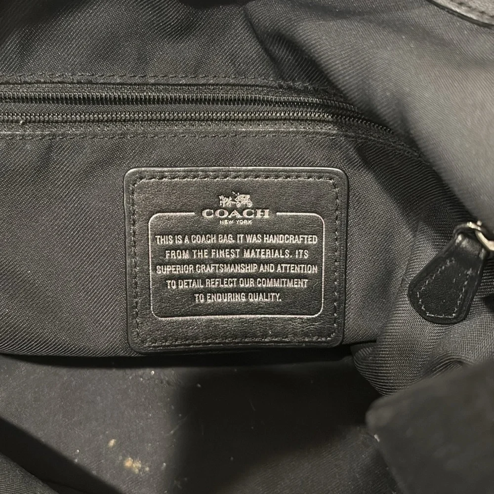 Coach Edie Gunmetal Purse